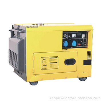 Silent Portable Diesel Generator with 5kVA Power Output and 50/60Hz Frequency Range